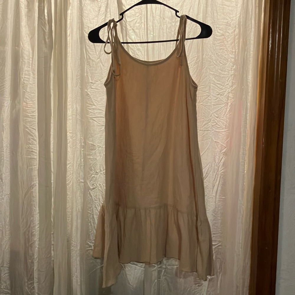 Elegant Cream Midi Dress